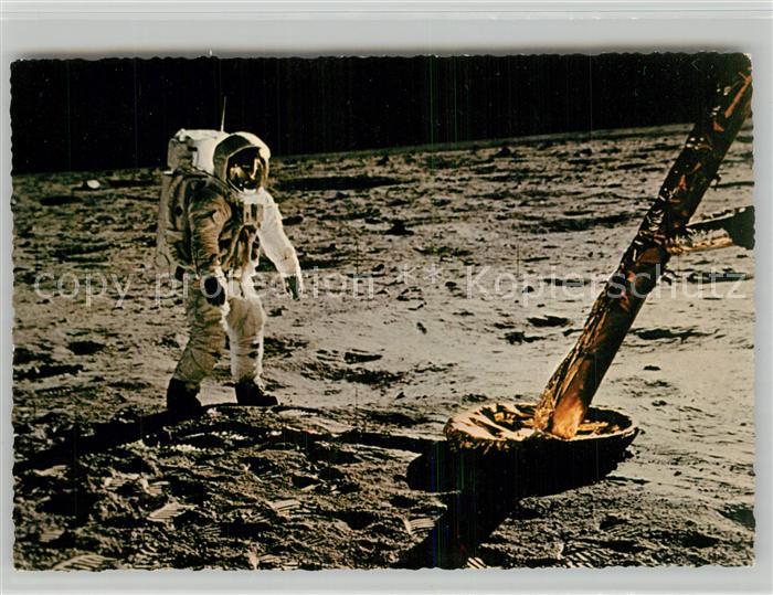 Astronaut Edwin Aldrin 21. Juli 1969
