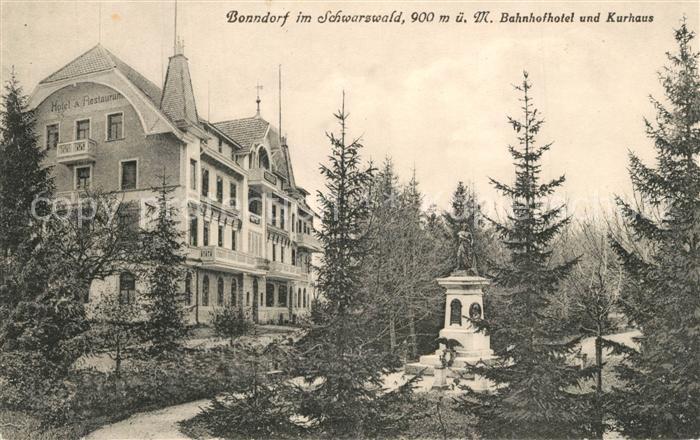 Bonndorf Schwarzwald Bahnhofhotel und Kurhaus