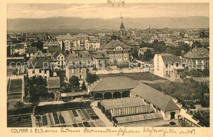 Colmar Haut Rhin Elsass Stadtpanorama