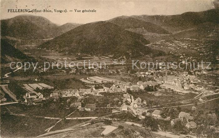 Fellering Vue Generale aérienne des Vosges