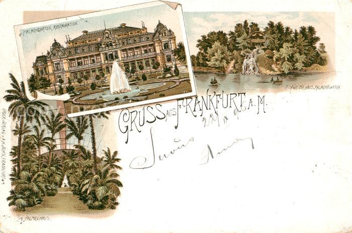 Frankfurt Main Palmengarten Restauration Palmenhaus