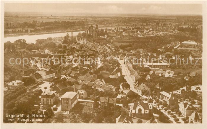 Breisach Rhein Fliegeraufnahme