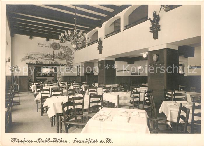 Frankfurt Main Muenchner Kindl Stuben im Hotel Excelsior