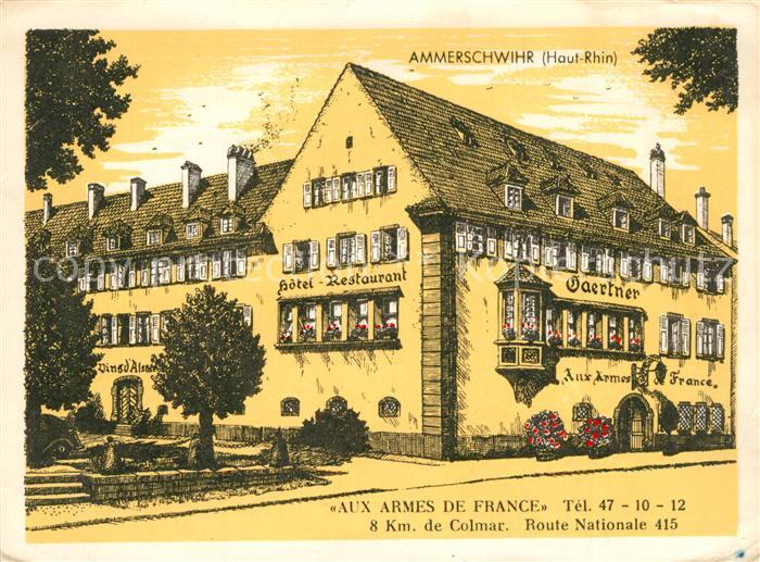 Ammerschwihr Hotel Restaurant Gaertner Aux Armes de
