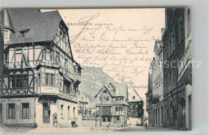 Bacharach Rhein Marktplatz