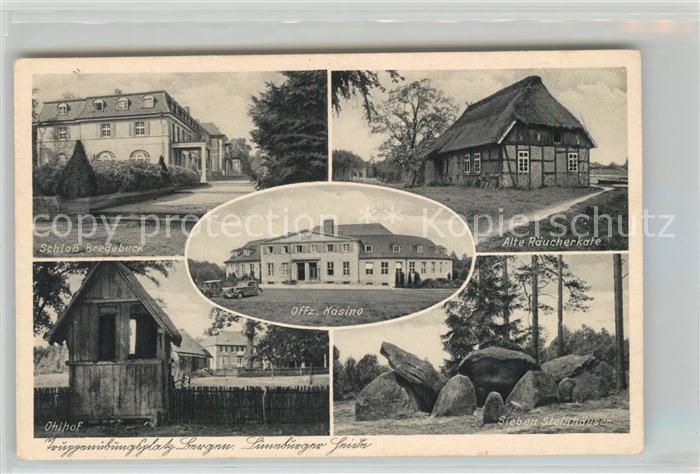 Bergen Celle Truppenuebungsplatz Offizierskasino Ohlhof Sieben Steinhaeuser Alte