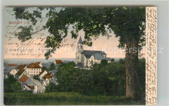 Bonndorf Schwarzwald Blick zur Kirche