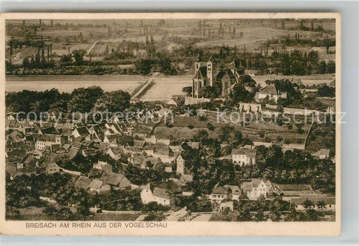 Breisach Rhein aus der Vogelschau