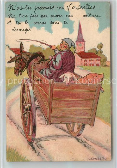 Versailles Yvelines N’astu jamais vu Versailles Karikatur