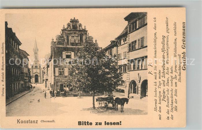 Konstanz Bodensee Obermarkt