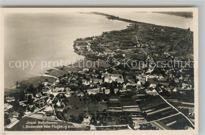 Insel Reichenau Fliegeraufnahme