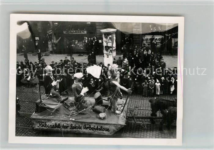 DuessELDORF CITY Rosenmontagsumzug Ruebezahl der letzte Arbeitslose