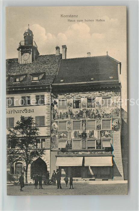 Konstanz Bodensee Haus Zum hohen Hafen Hotel Barbarossa Historisches Gebaeude
