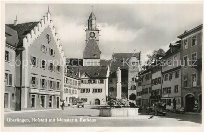 ueberlingen Bodensee Hofstatt Muenster Rathaus