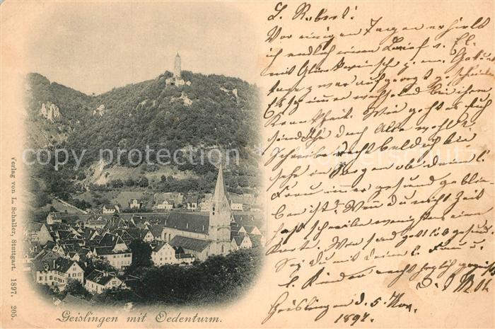 Geislingen Steige Panorama Ententurm