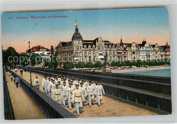 Konstanz Bodensee Rheinbruecke Seestrasse