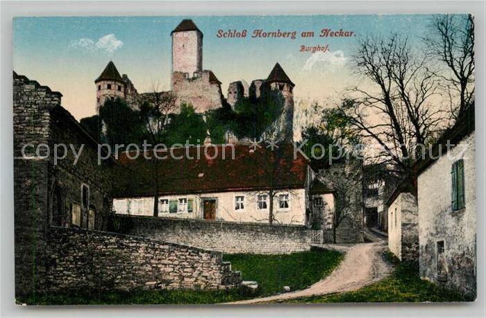 Neckarzimmern Schloss Hornberg Burghof