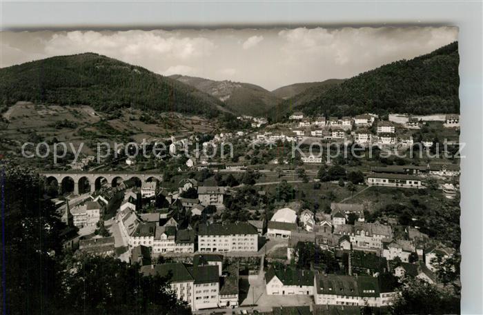 Hornberg Schwarzwald Blick ins Reichenbachtal