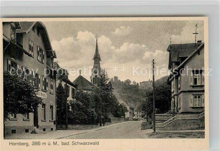 Hornberg Schwarzwald Panorama Kirche