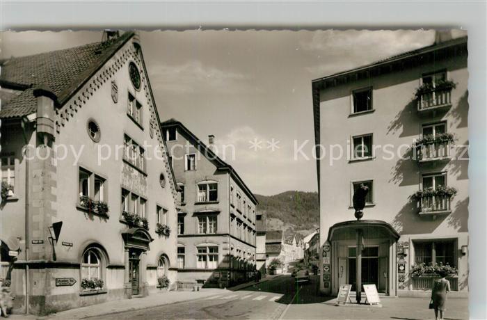Hornberg Schwarzwald Rathaus Hotel Baeren