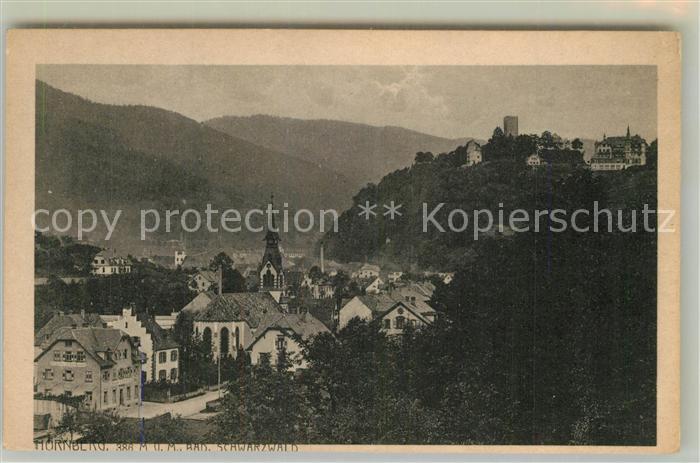 Hornberg Schwarzwald Kirche Panorama