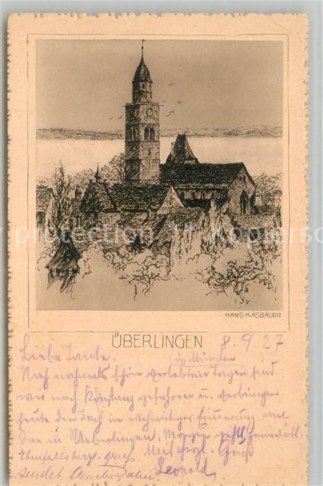 ueberlingen Bodensee Kirche Kuenstler Hans Kaesbauer