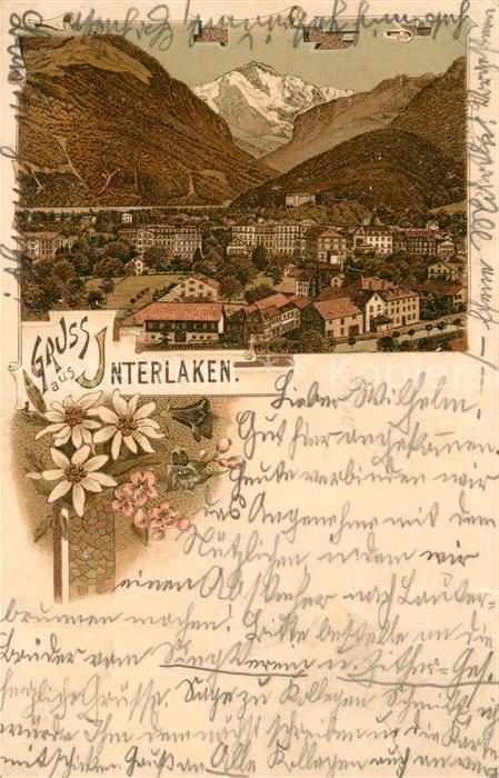 Interlaken BE Ortsansicht