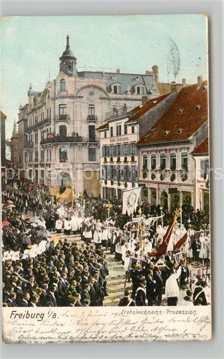 Freiburg Breisgau Fronleichnams Prozession
