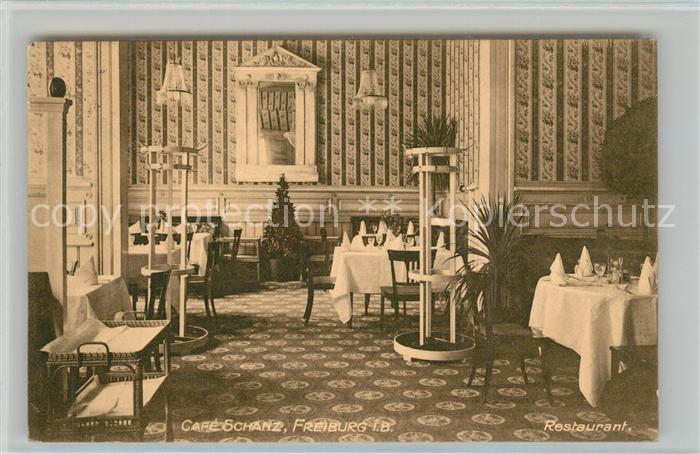 Freiburg Breisgau Cafe Schanz Restaurant