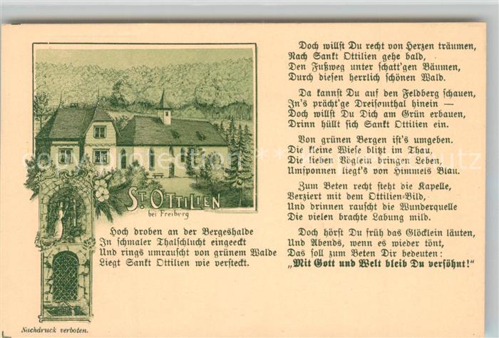 Freiburg Breisgau St Ottilien Kapelle mit Ottilienbild