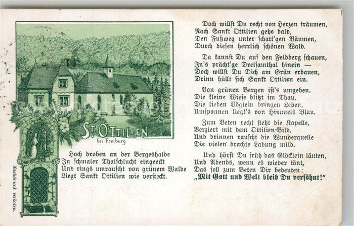 Freiburg Breisgau St Ottilien Kapelle mit Ottilien Bild