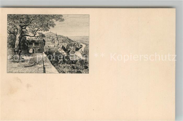 TueBINGEN BW Blick von der Schlosslinde