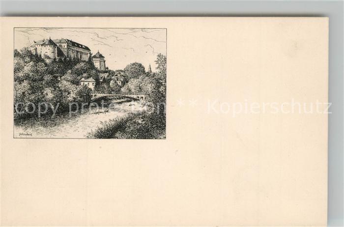 TueBINGEN BW Alleenbruecke mit Schloss