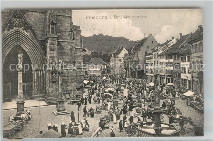 Freiburg Breisgau Muensterplatz