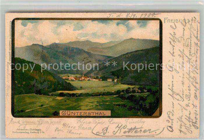 Guenterstal Freiburg Panorama