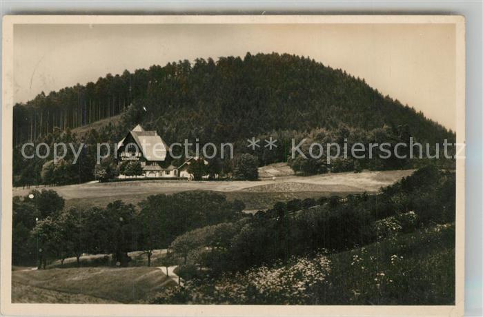 Freiburg Breisgau Erholungsheim Luisenhoehe Cafe Restaurant
