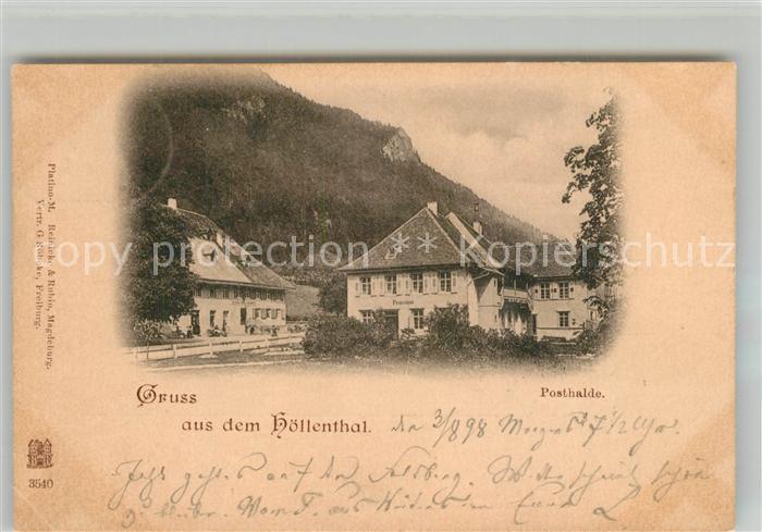 Hoellental Schwarzwald Posthalde