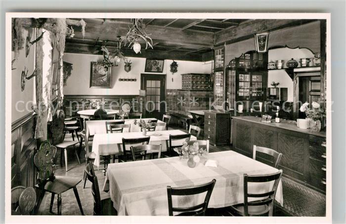 Todtnau Schwarzwald BW Waldhotel am Notschrei Gaststube