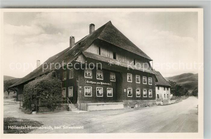 Himmelreich Hoellsteig Gasthaus zum Himmelreich