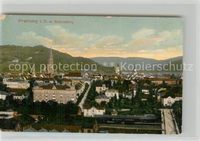 Freiburg Breisgau mit Schlossberg