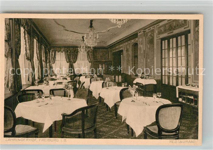 Freiburg Breisgau Hotel Zaehringerhof Gastraum
