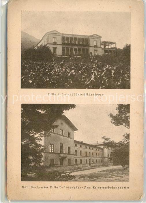 Edenkoben Villa Ludwigshoehe Kavalierbau Kriegererholungsheim