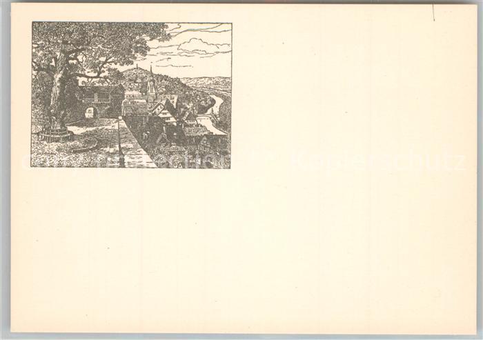 TueBINGEN BW Blick von der Schlosslinde