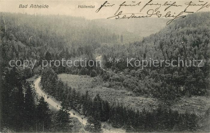 Bad Altheide Landschaftspanorama Hoellental