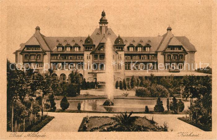 Bad Altheide Kurhaus Springbrunnen