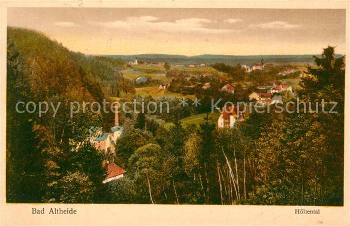 Bad Altheide Panorama Hoellental Herbststimmung