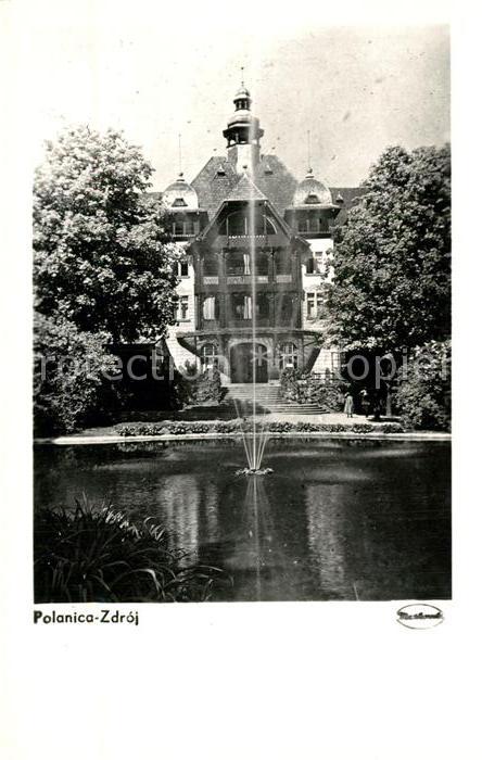 Bad Altheide Sanatorium Kurpark Teich