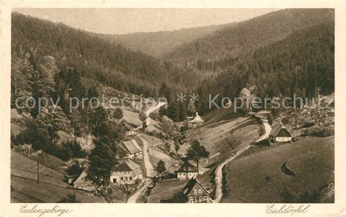 Euldoerfel Landschaftspanorama Eulengebirge