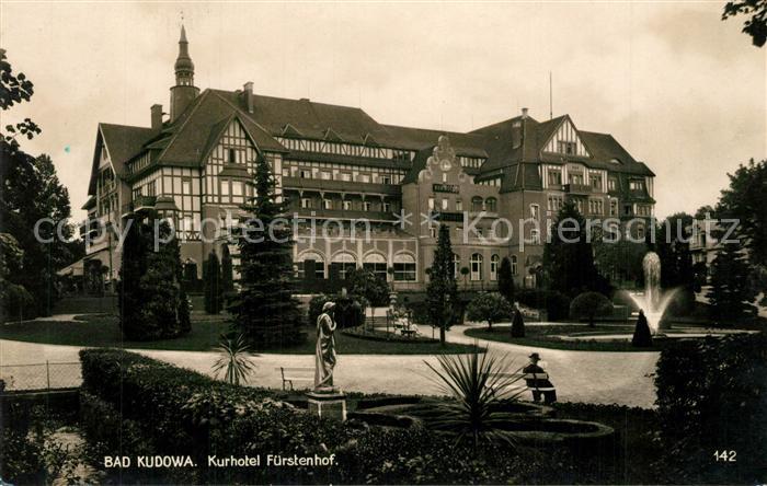 Bad Kudowa Niederschlesien Kurhotel Fuerstenhof