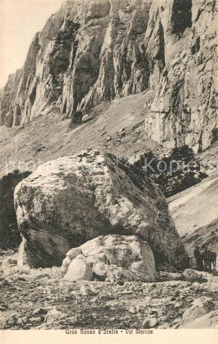 Gran Sasso d Italia Val Marone Gebirgspanorama
